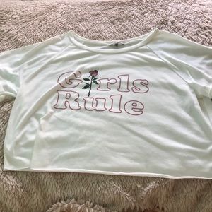 girl rule crop top